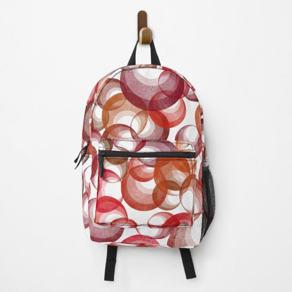 Item preview, Abstract red and brown bubbles in autumn colours designed and sold by Kate1art.