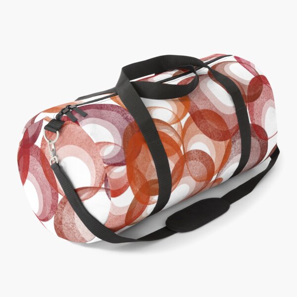 Item preview, Abstract red and brown bubbles in autumn colours designed and sold by Kate1art.