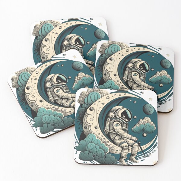 Item preview, Fly Me To The Moon - Astronaut on the Moon designed and sold by maximinano100k.