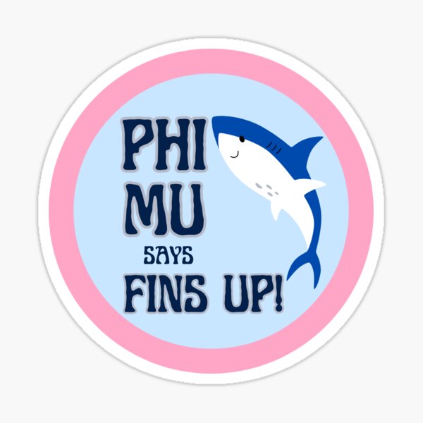 Fins Up Sticker for Sale by sabinako