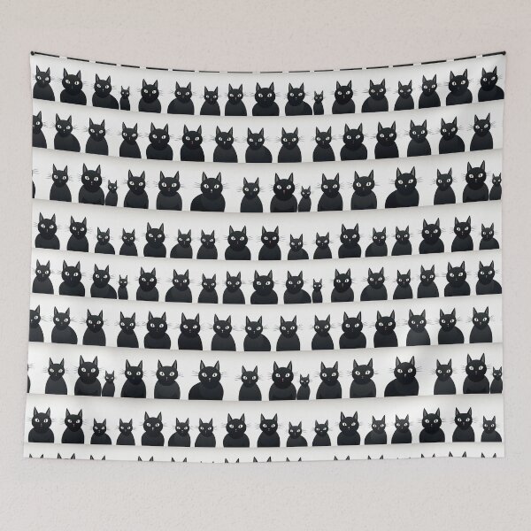 Item preview, Black Cat Print designed and sold by Inky-Spiration.
