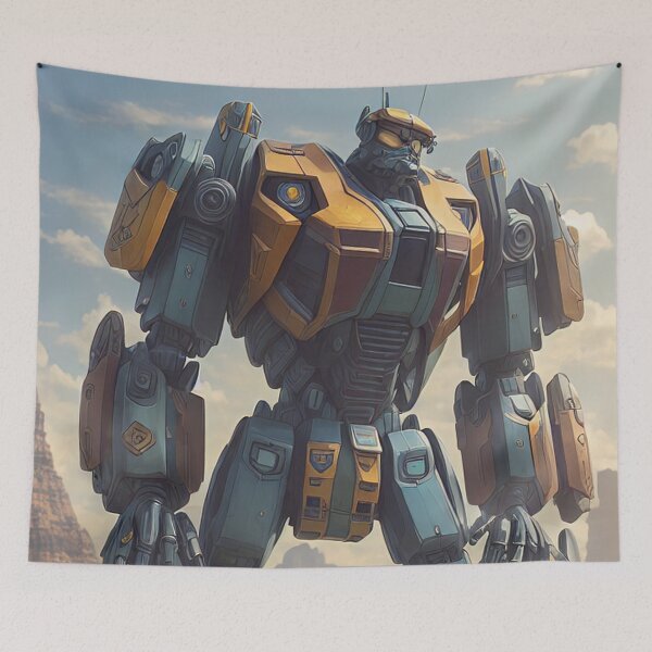 Item preview, Big Robot cyber, futurist, friend, cute, toy, iron, transformers designed and sold by Cyber Kids.