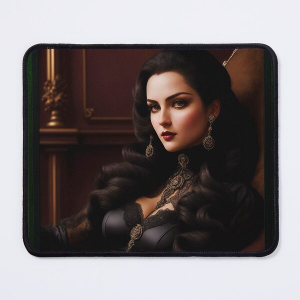 Item preview, The Countess Eliana Braza Beautiful AI Concept Art Portrait by Xzendor7 designed and sold by Xzendor7 Digital Art Creations.