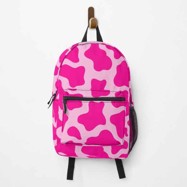 Vista previa del artículo con la obra «estampado de vaca rosa pastel intenso», diseñado y vendido por Gossip Rag.