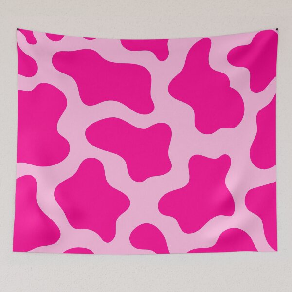 Item preview, hot pink pastel cow print  designed and sold by Gossip Rag.