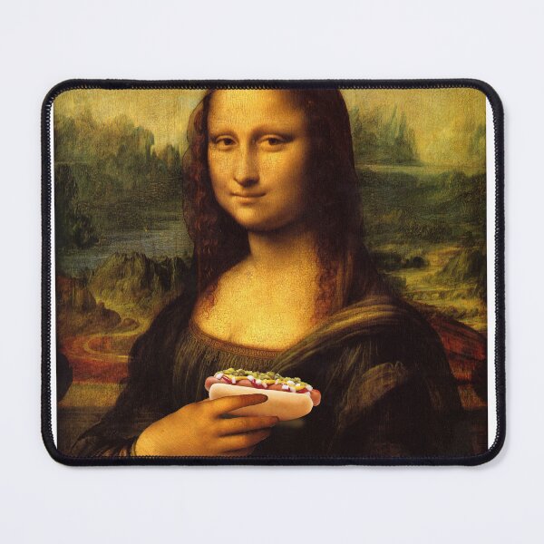 Item preview, Hot Dog  Mona Lisa Hot Dog Lovers designed and sold by AlquimiaDesign.