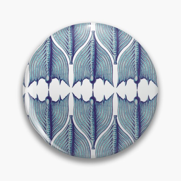 Item preview, Ernst Haeckel Foraminifera pattern, in glacial designed and sold by DreamingBeetle.