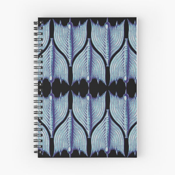 Item preview, Ernst Haeckel Foraminifera pattern, in glacial designed and sold by DreamingBeetle.