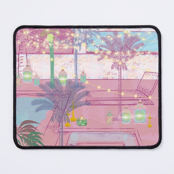Item preview, Copy of Pool and palms, lanterns, water, designed and sold by Sugar Wisdom .