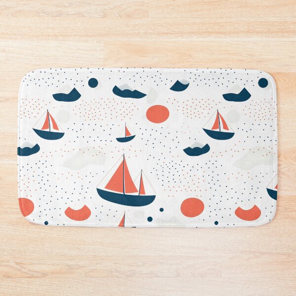 Item preview, minimal boat on sea designed and sold by Ttthunder123.