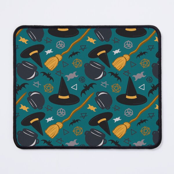 Item preview, Witchy Vibes Pattern - Magical Teal designed and sold by Noelle Fontaine.
