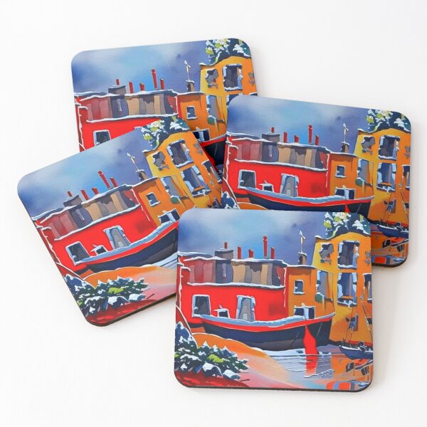 Item preview, Winter at the canal designed and sold by George Hutton Hunter.
