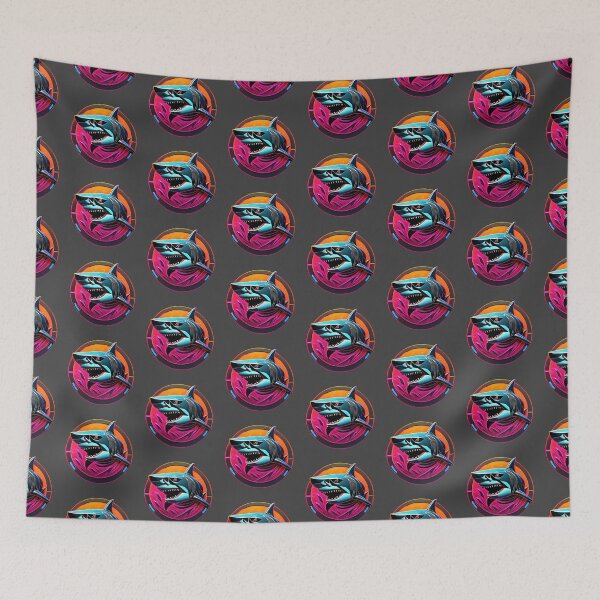 Item preview, robot shark designed and sold by SketchysDESIGNS.