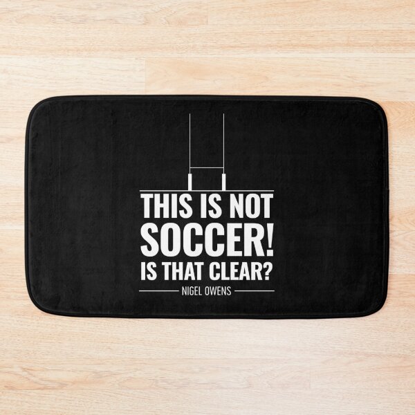 Item preview,  Funny Rugby Referee quote this is not soccer designed and sold by Bubsart78.