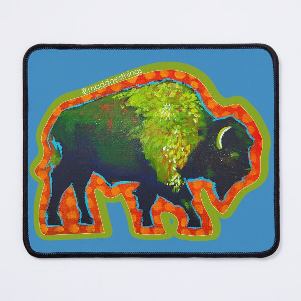 Item preview, My Neighbor the Bison with Polka Dots Cutout designed and sold by Mad World Art Ltd. Co..