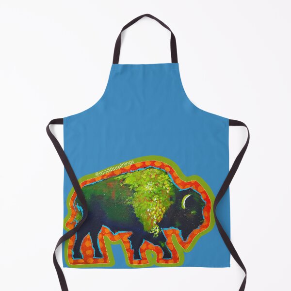 Item preview, My Neighbor the Bison with Polka Dots Cutout designed and sold by Mad World Art Ltd. Co..