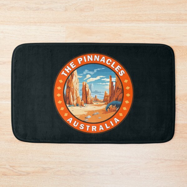 Item preview, The Pinnacles Western Australia Travel Art Badge designed and sold by KrisSidDesigns.