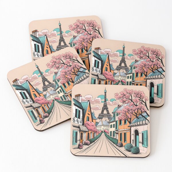 Item preview, Old Traditional French Chateaux Homes Drawing designed and sold by Patricks-Art.