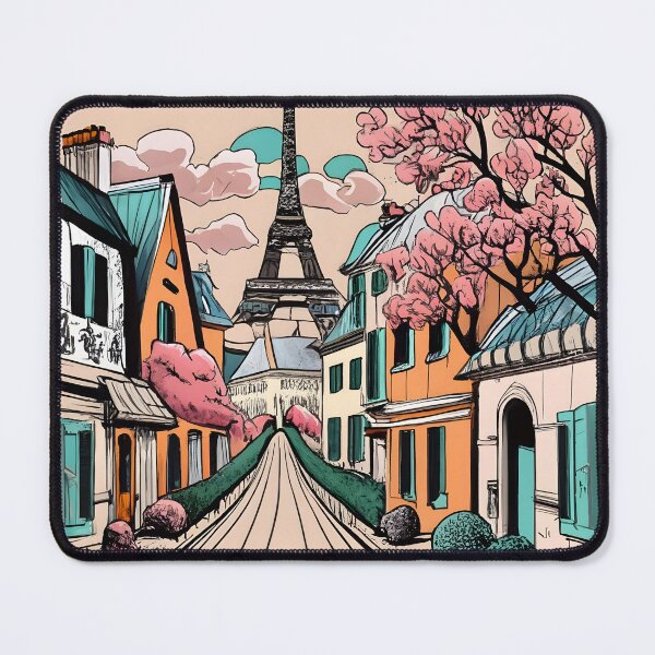 Item preview, Old Traditional French Chateaux Homes Drawing designed and sold by Patricks-Art.