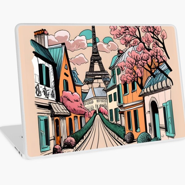Item preview, Old Traditional French Chateaux Homes Drawing designed and sold by Patricks-Art.