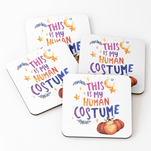 Item preview, Halloween pumpkin cute monsters hand-painted watercolour quote designed and sold by carlottamascolo.