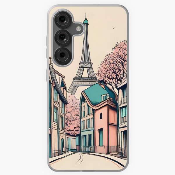 Item preview, Old Traditional French house Chateaux Homes, minimalistic ink drawing designed and sold by Patricks-Art.