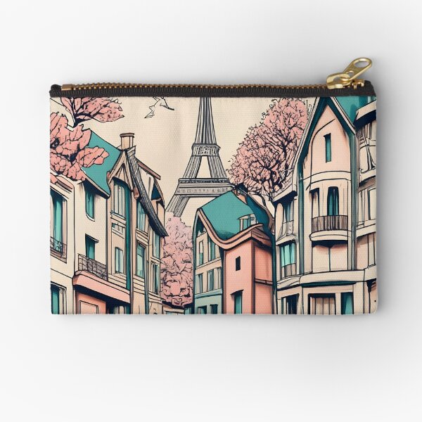Item preview, Old Traditional French house Chateaux Homes, minimalistic ink drawing designed and sold by Patricks-Art.