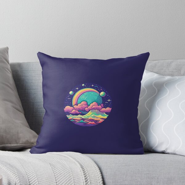 Item preview, Cute vaporwave galaxy view from a planet designed and sold by FuturITsic.Synthography.