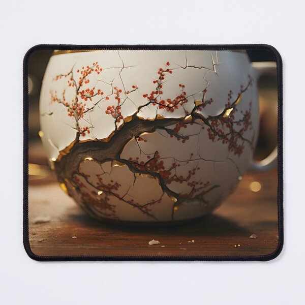 Item preview, Japanese Mug Cracked designed and sold by Alex Seiti Hamada.