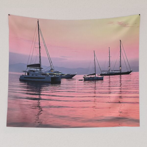 Item preview, Photography at sunset at Gaios on Paxos Island designed and sold by Hermossa-Art.