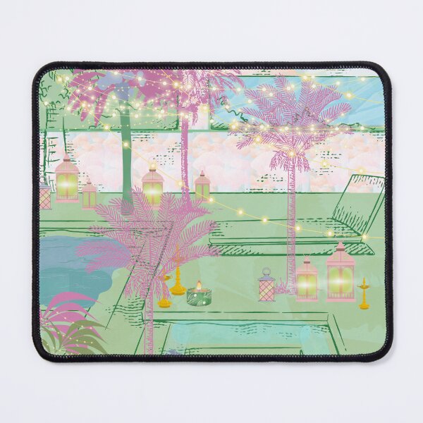 Item preview, Copy of Pool and palms, lanterns, water, designed and sold by Sugar Wisdom .