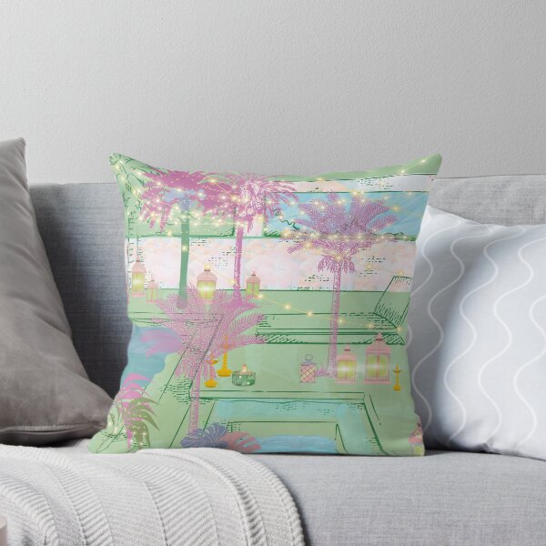 Item preview, Copy of Pool and palms, lanterns, water, designed and sold by Sugar Wisdom .