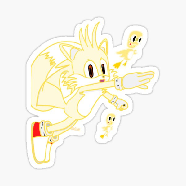 Super Tails Tails Sticker - Super Tails Tails Sonic The Hedgehog