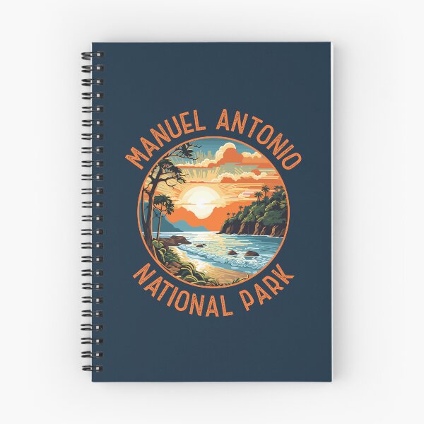Item preview, Manuel Antonio National Park Retro Distressed Circle designed and sold by KrisSidDesigns.