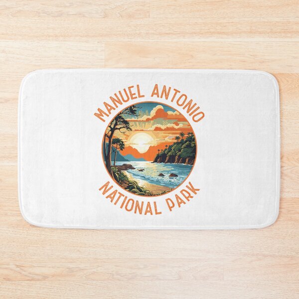 Item preview, Manuel Antonio National Park Retro Distressed Circle designed and sold by KrisSidDesigns.