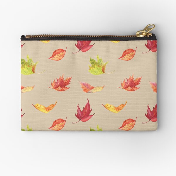 Item preview, Falling Autumn Leaves Pattern on Tan designed and sold by Melissa Mielke.