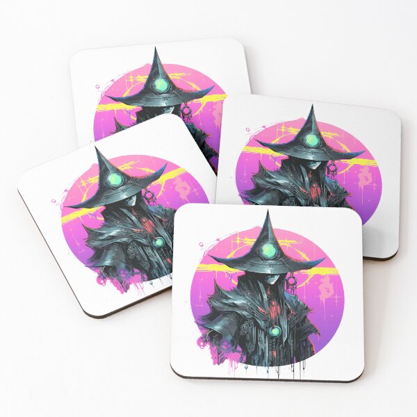 Item preview, Cyberpunk Witch in Neon Colors designed and sold by SchorlCraft.