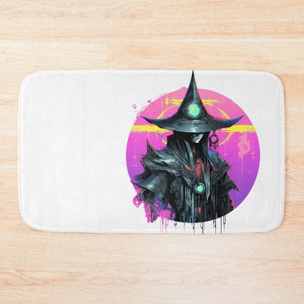 Item preview, Cyberpunk Witch in Neon Colors designed and sold by SchorlCraft.