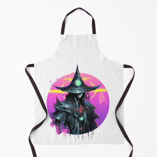 Item preview, Cyberpunk Witch in Neon Colors designed and sold by SchorlCraft.