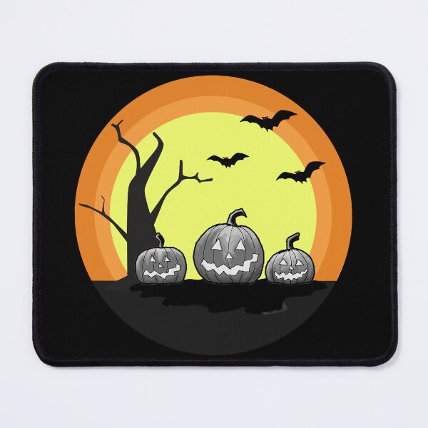 Item preview, Three black and white pumpkins, Halloween designed and sold by mon-artist.