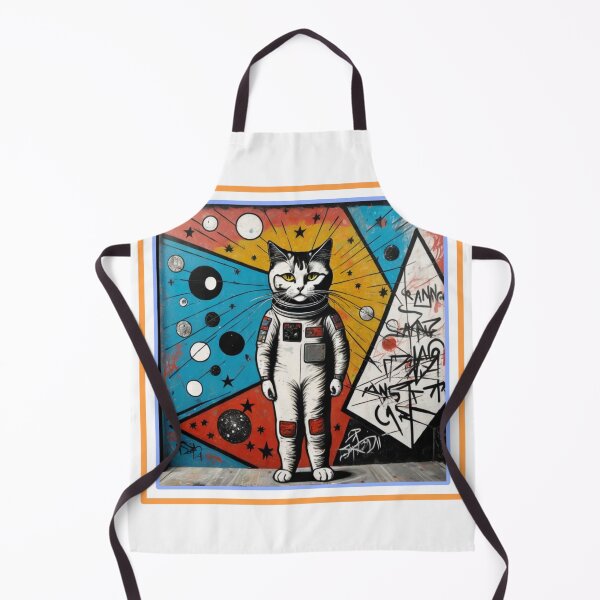 Item preview, Cat space graffiti, art designed and sold by TheBear25.