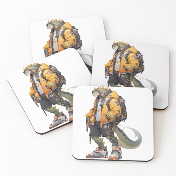 Item preview, An anthropomorphic hybrid dragon creature manga anime whimsical  designed and sold by Baba  Yaga's Cards.