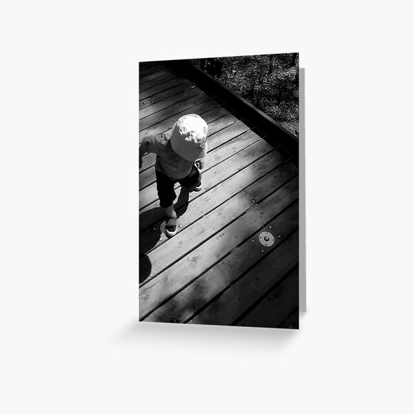 musical bridge hopping Greeting Card
