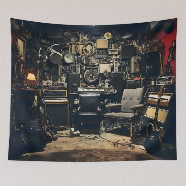 Item preview, Grungy Rock Music Studio designed and sold by dcrc.