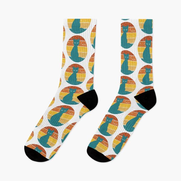Item preview, Vintage cat against a sunset backdrop designed and sold by PrzemekJAS.