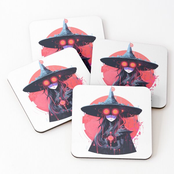 Item preview, Cyberpunk Witch in Neon Colors designed and sold by SchorlCraft.