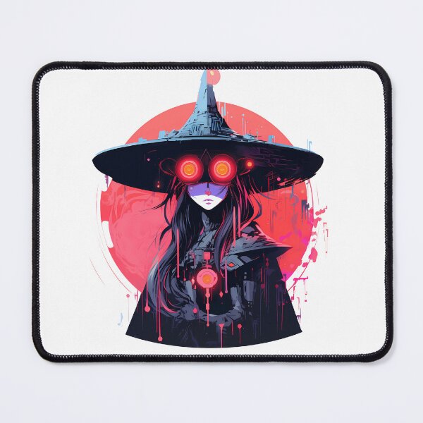 Item preview, Cyberpunk Witch in Neon Colors designed and sold by SchorlCraft.