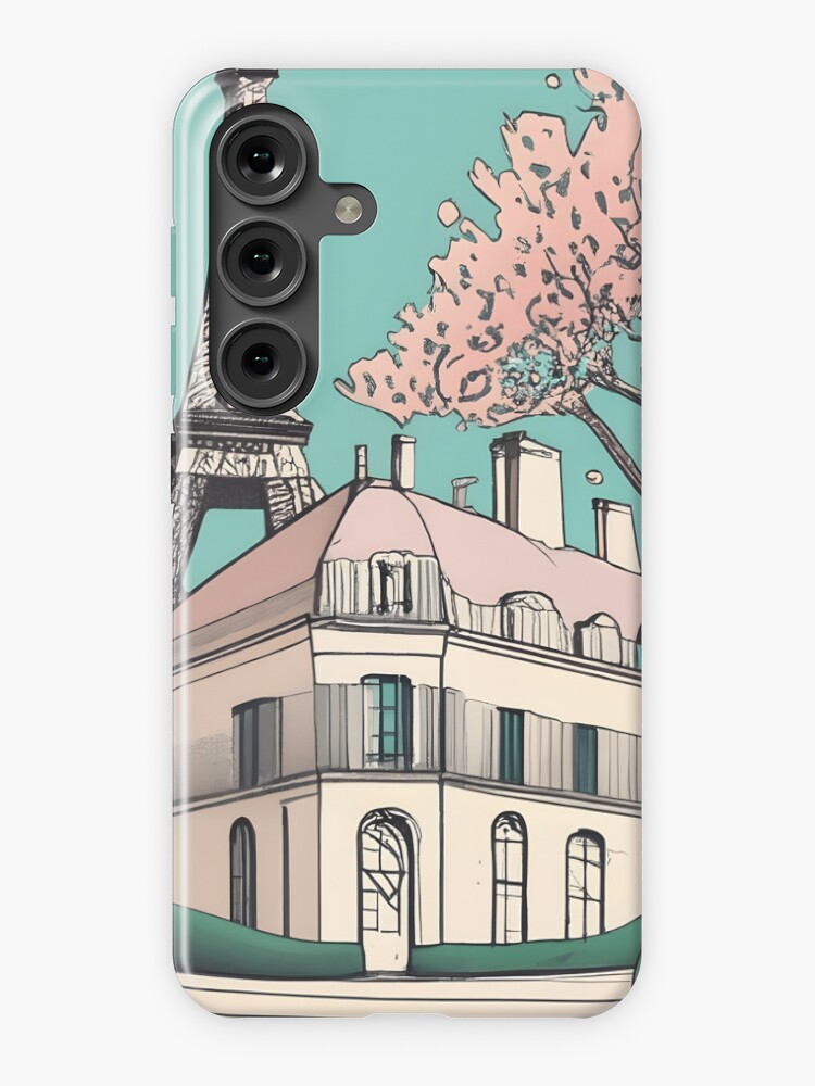 Thumbnail 1 of 4, Samsung Galaxy Phone Case, Old Traditional French house Chateaux Homes Drawing designed and sold by Patricks-Art.