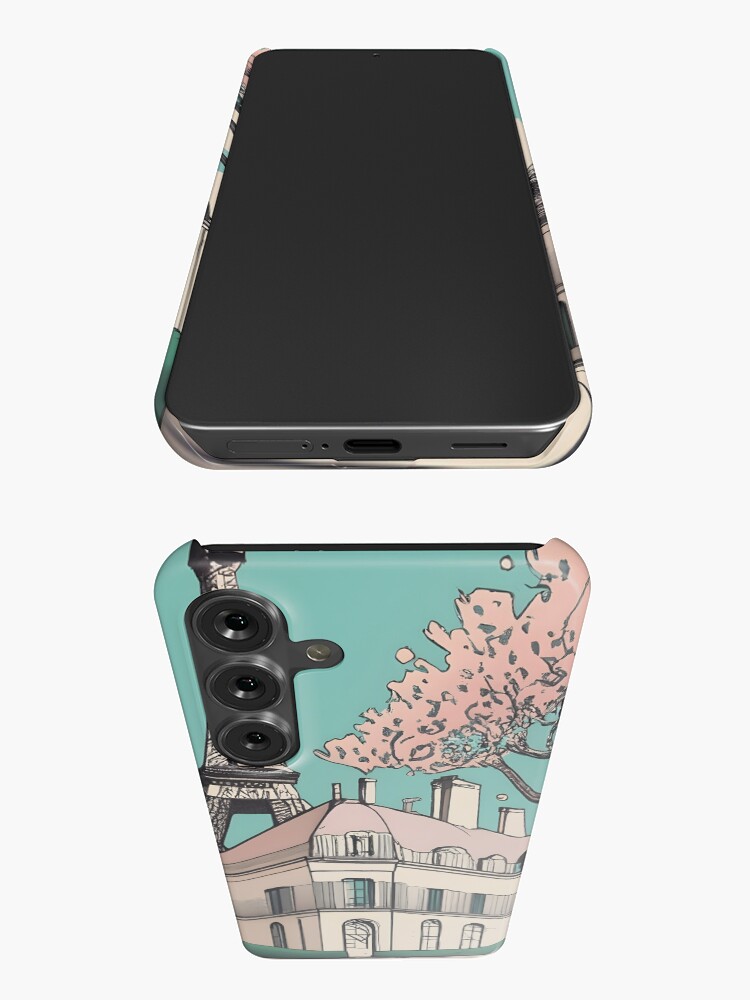 Thumbnail 3 of 4, Samsung Galaxy Phone Case, Old Traditional French house Chateaux Homes Drawing designed and sold by Patricks-Art.