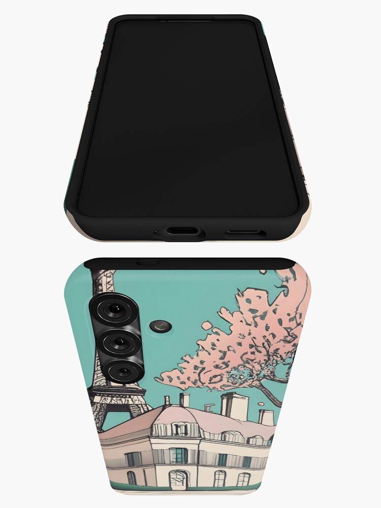 Thumbnail 3 of 4, Samsung Galaxy Phone Case, Old Traditional French house Chateaux Homes Drawing designed and sold by Patricks-Art.